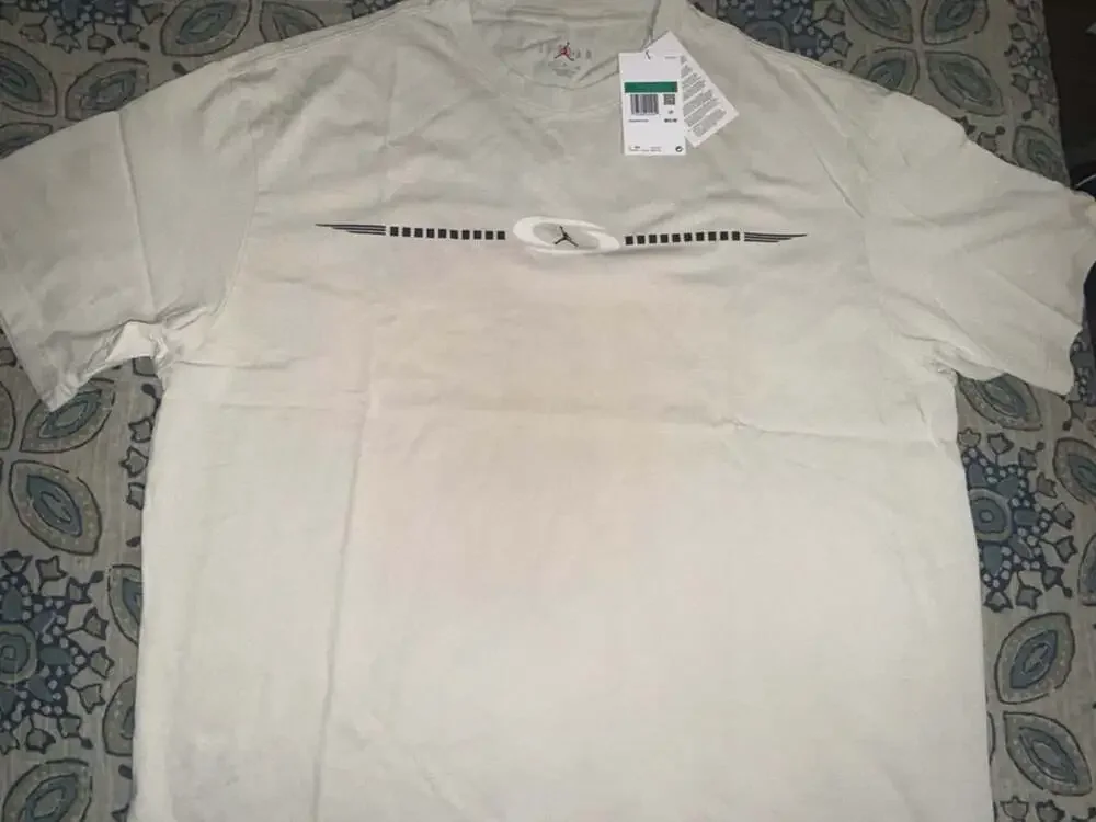 Air Jordan x Travis Scott Logo Tee Light Bone
